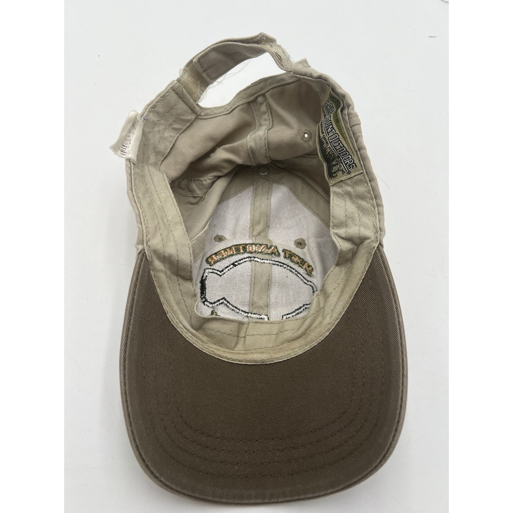 Just Another Crappie Day Strapback Hat Brown One Size Paramount Outdoors - Picture 5 of 6